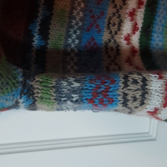 United Colors Of Benetton Fair Isle Wool Alpaca Sweater - Picture 11 of 11